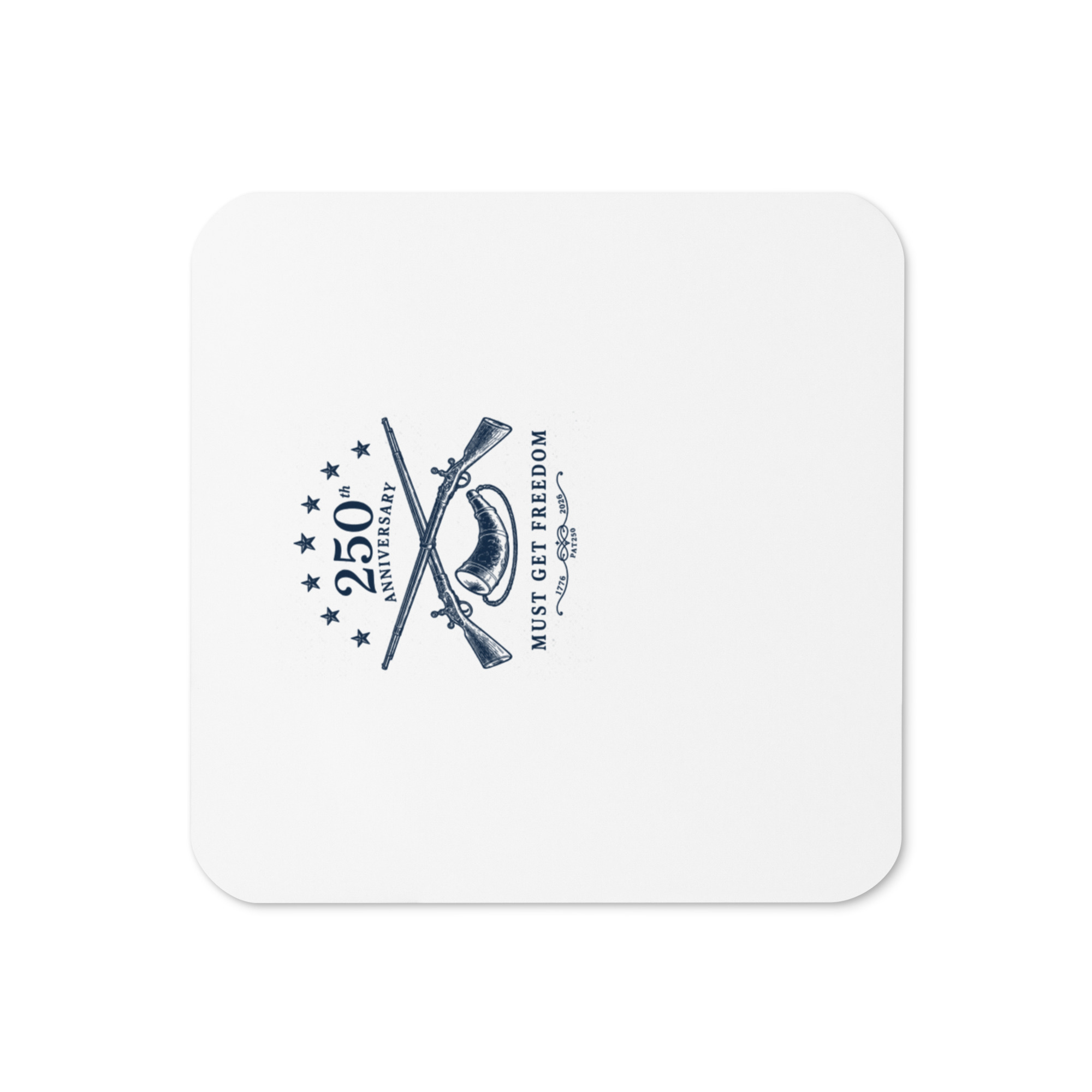 Cork-back coaster
