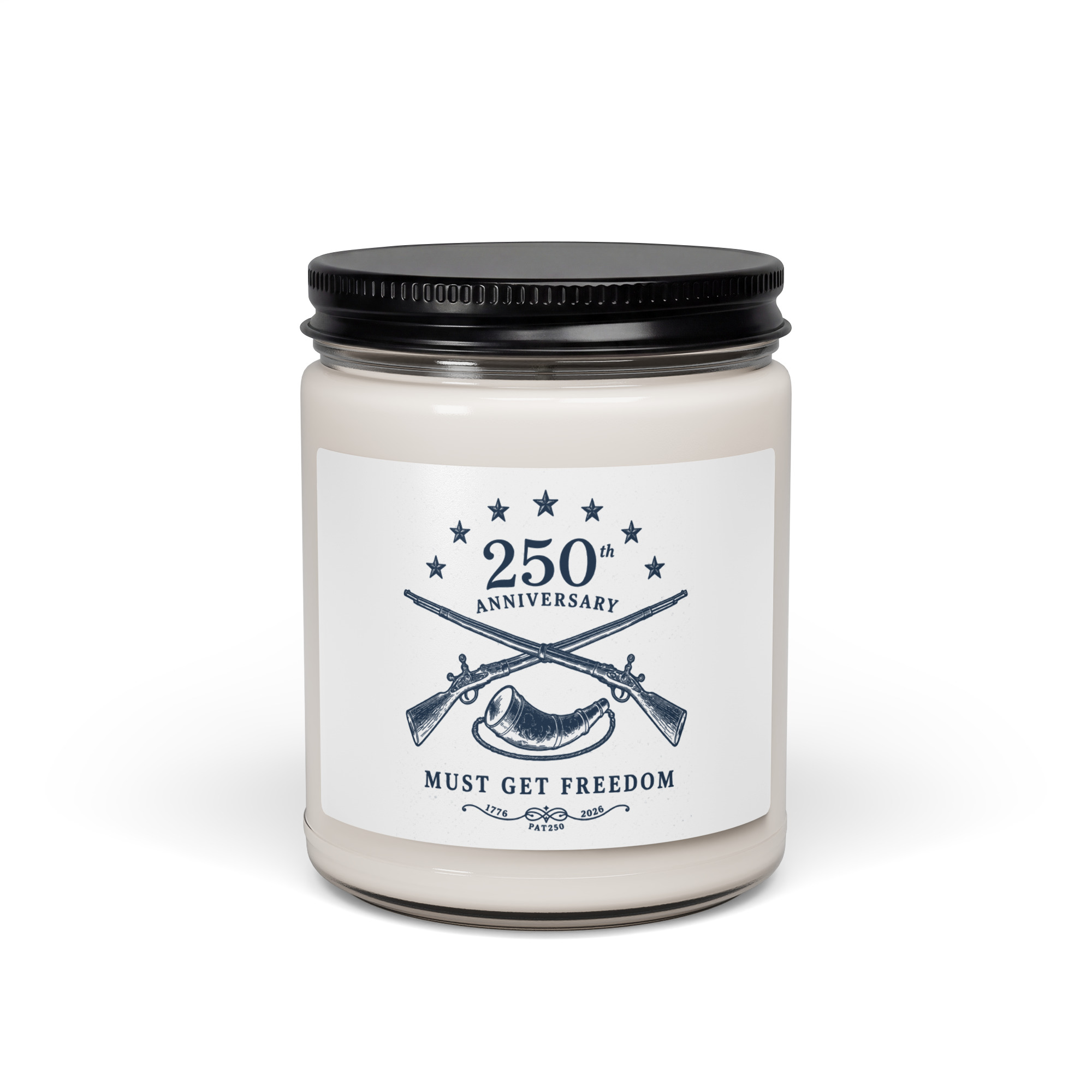 Scented soy candle