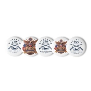 Set of pin buttons