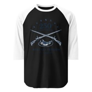 3/4 sleeve raglan shirt