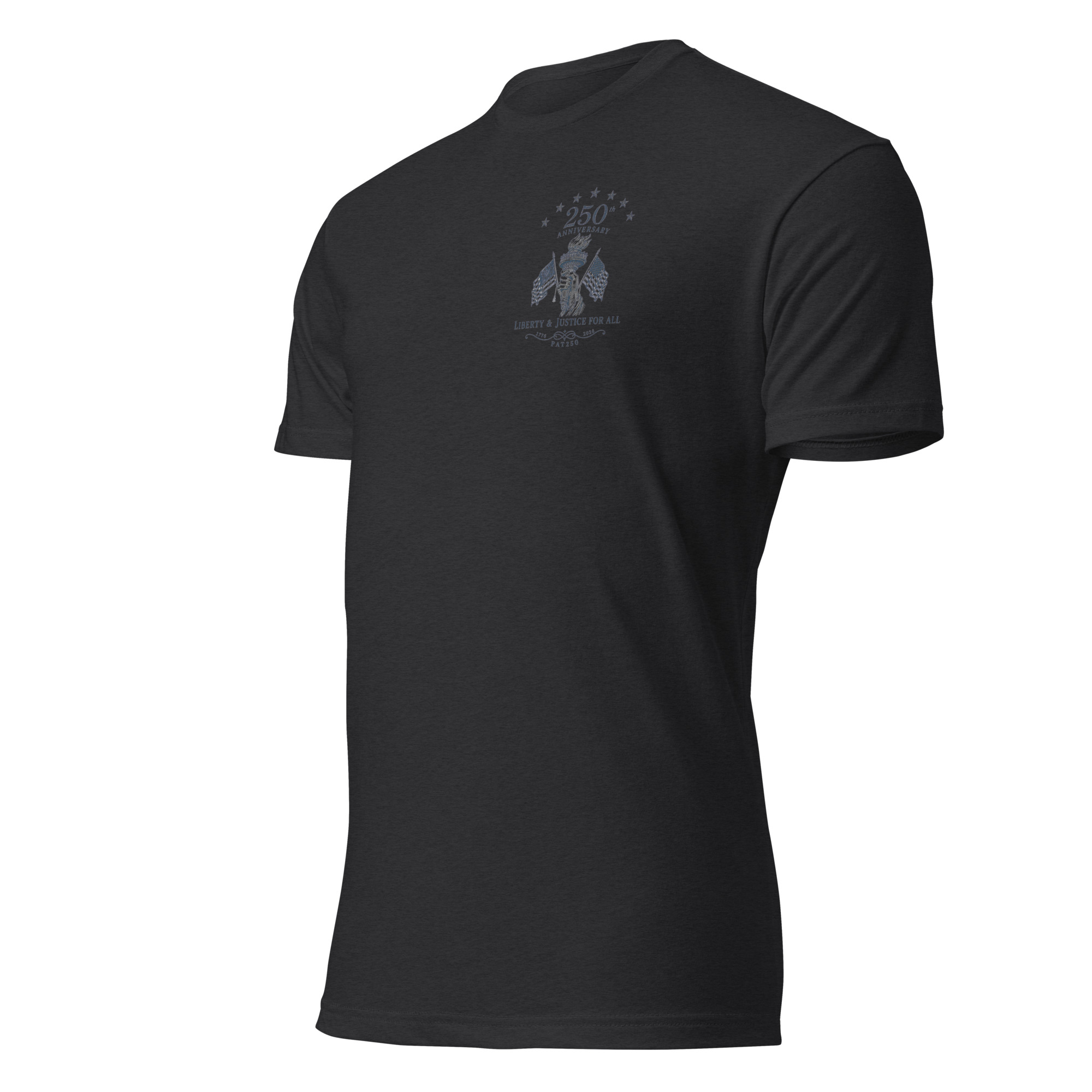 "Liberty & Justice" Fitted T-Shirt - 2-Sides - Image 11