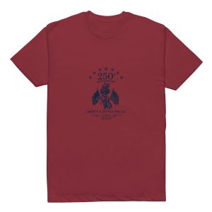 "Liberty and Justice" 250th Front & Center Fitted T-Shirt - Next Level
