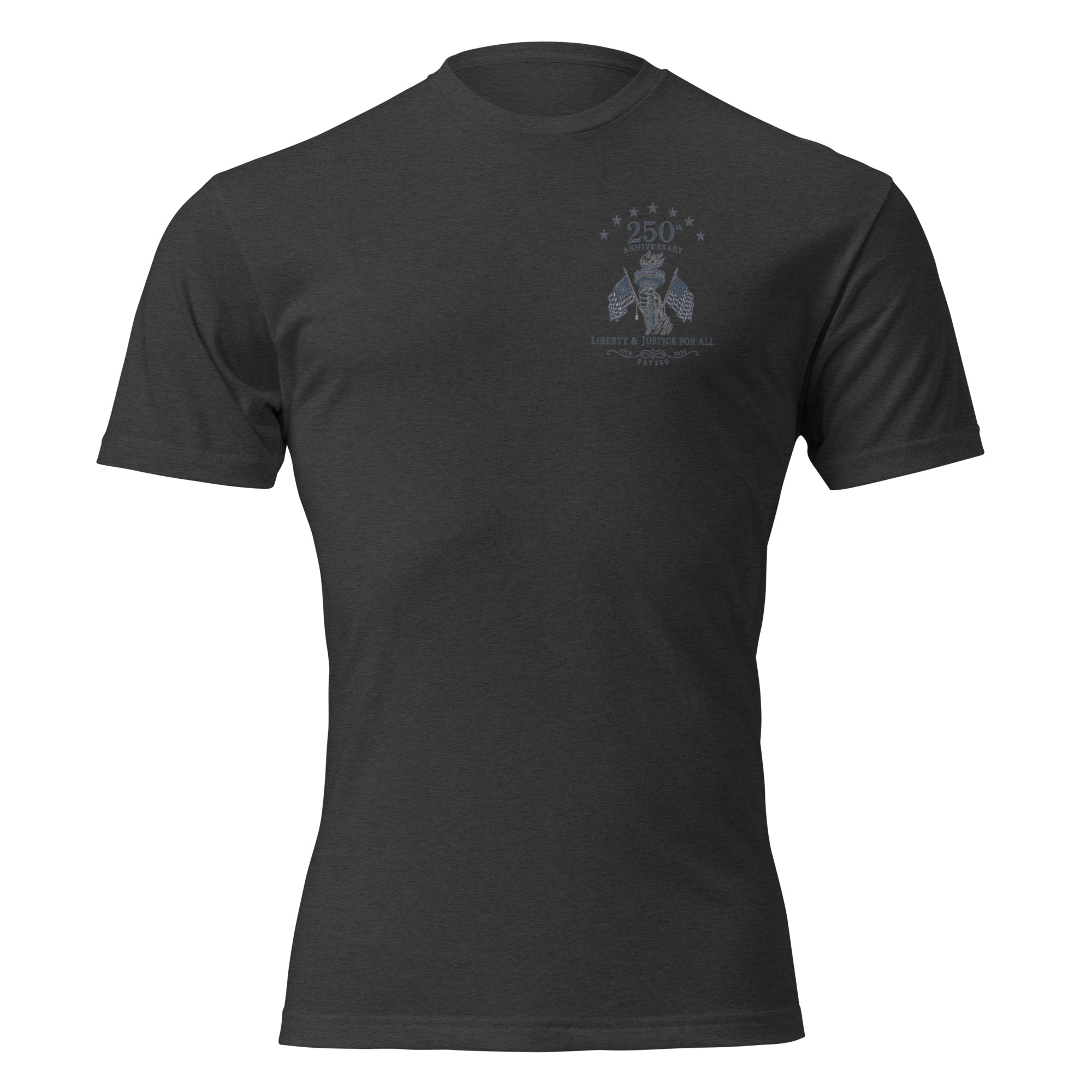 "Liberty & Justice" Fitted T-Shirt - 2-Sides - Image 13