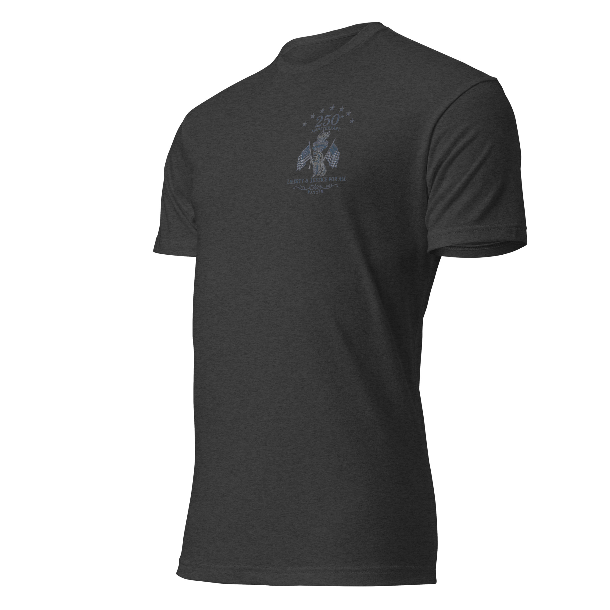 "Liberty & Justice" Fitted T-Shirt - 2-Sides - Image 15