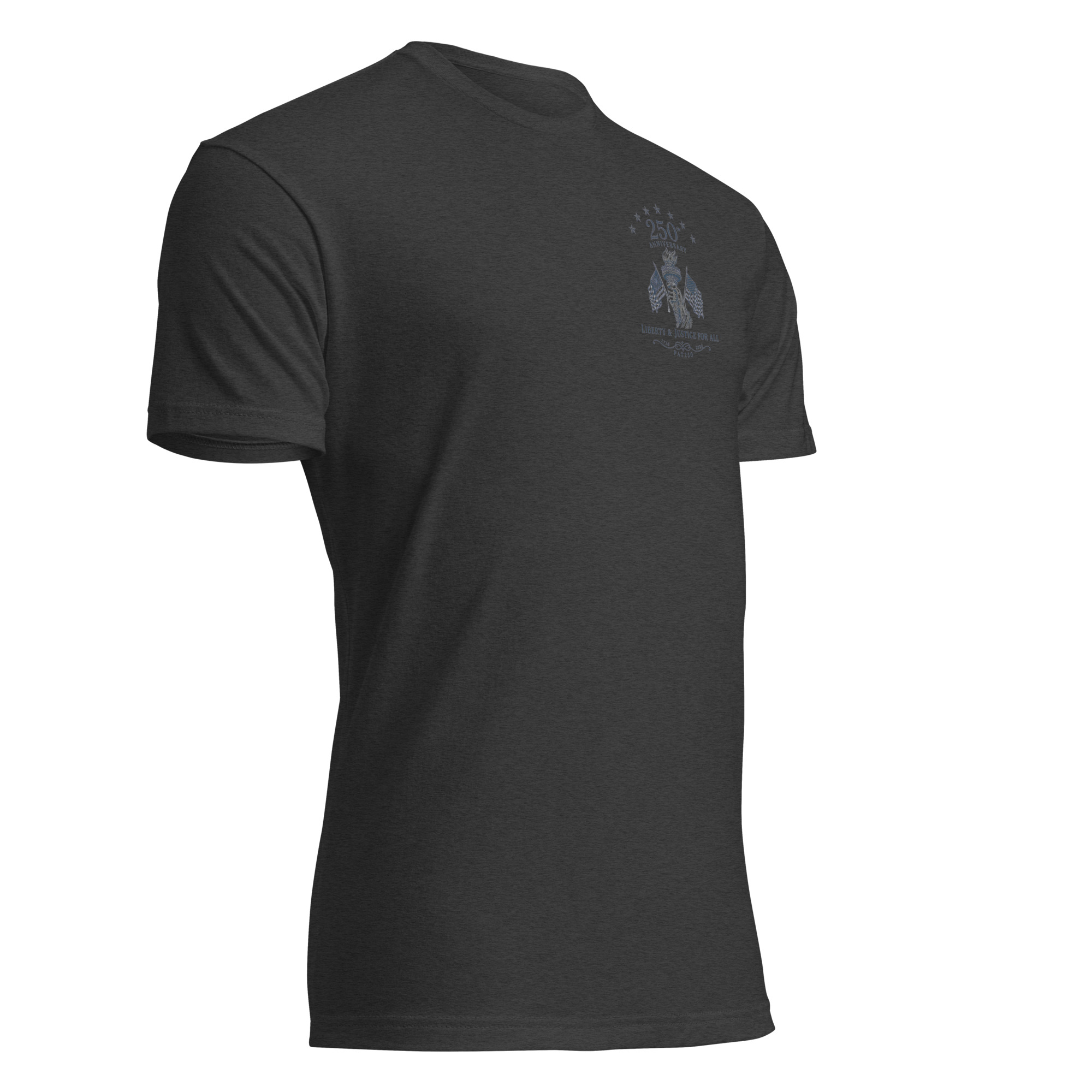 "Liberty & Justice" Fitted T-Shirt - 2-Sides - Image 16