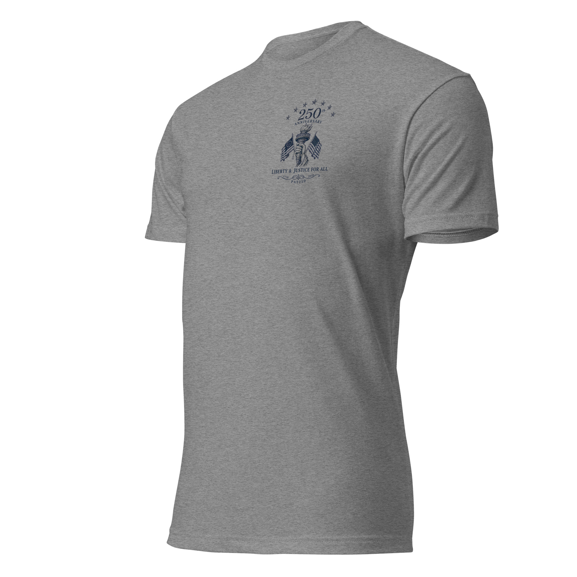 "Liberty & Justice" Fitted T-Shirt - 2-Sides - Image 39