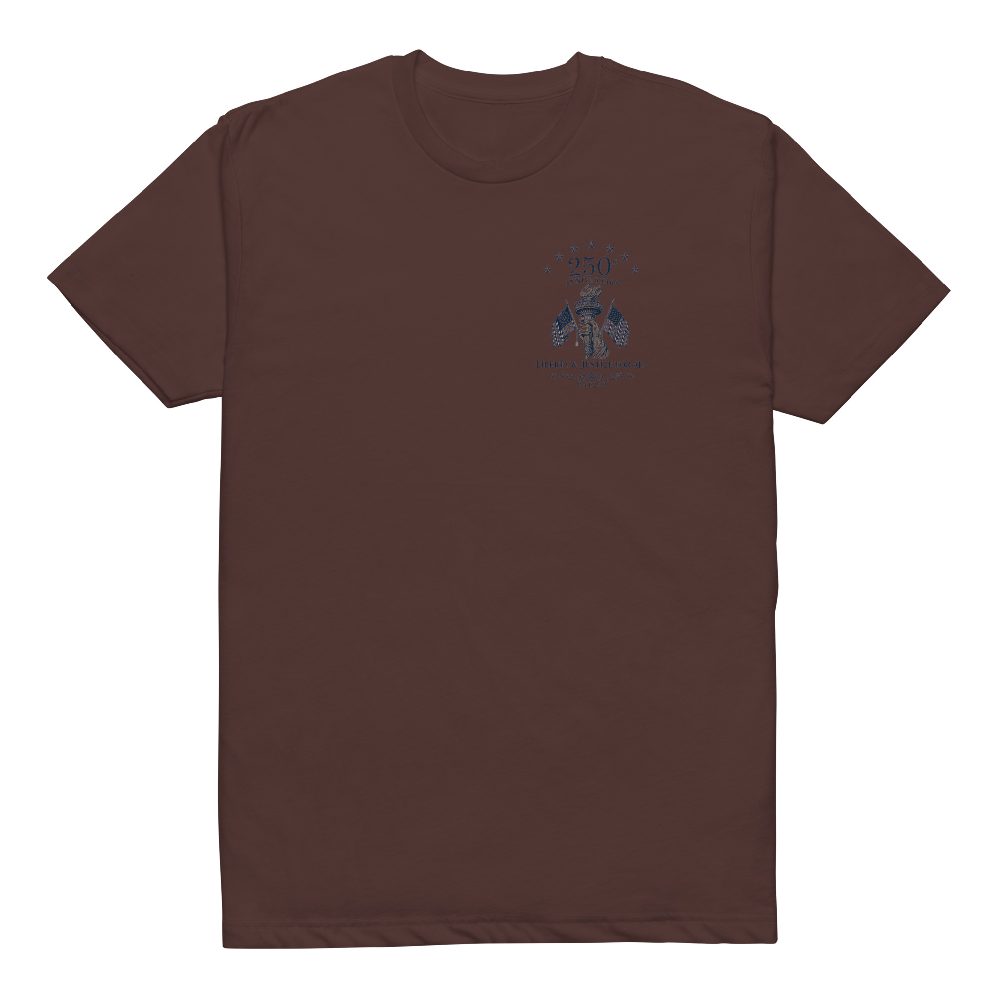 "Liberty & Justice" Fitted T-Shirt - 2-Sides - Image 2