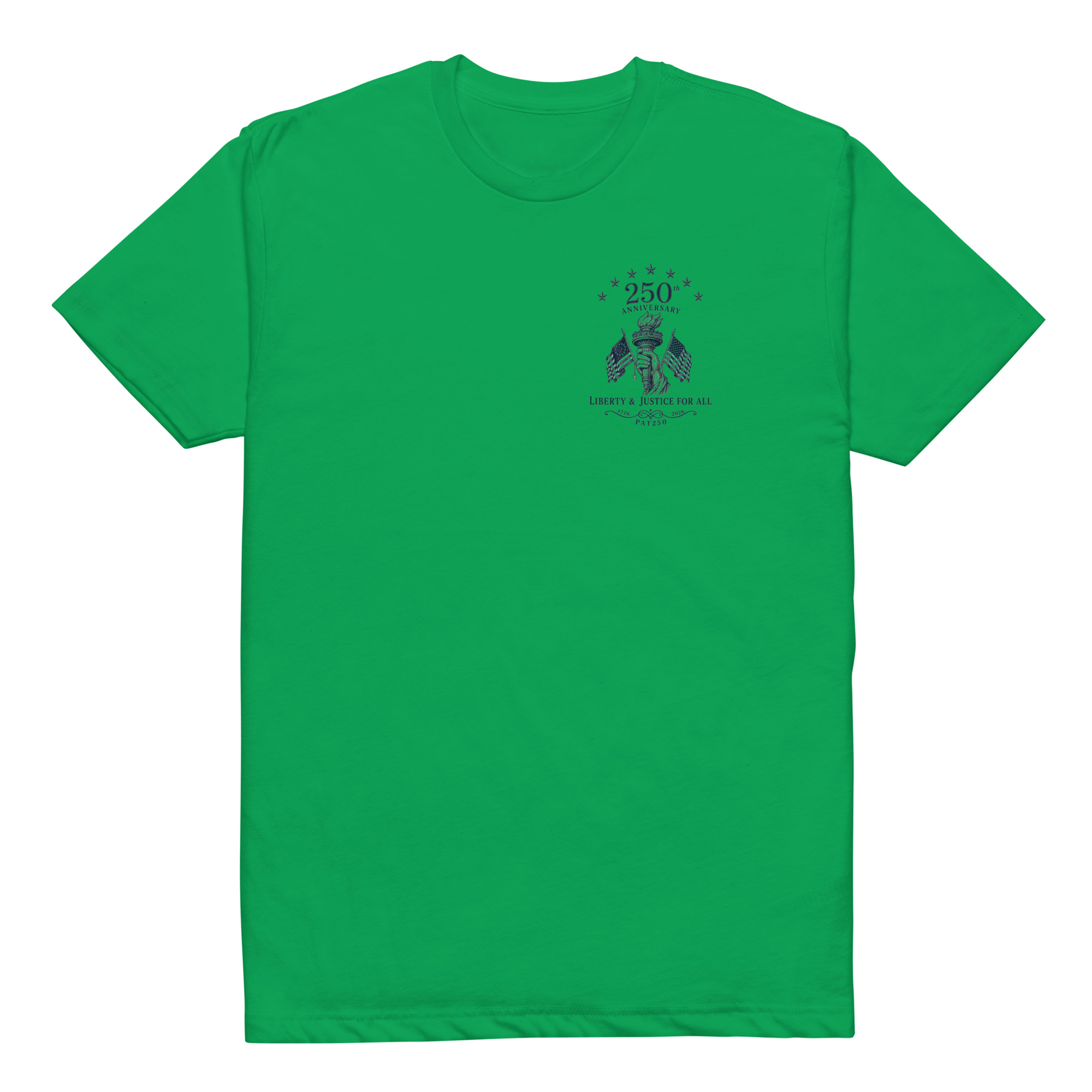 "Liberty & Justice" Fitted T-Shirt - 2-Sides - Image 5