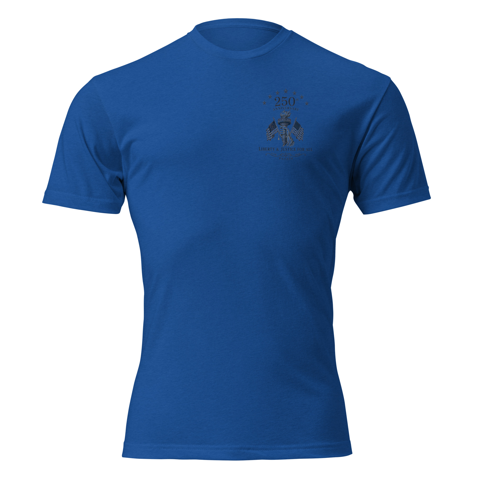 "Liberty & Justice" Fitted T-Shirt - 2-Sides - Image 21