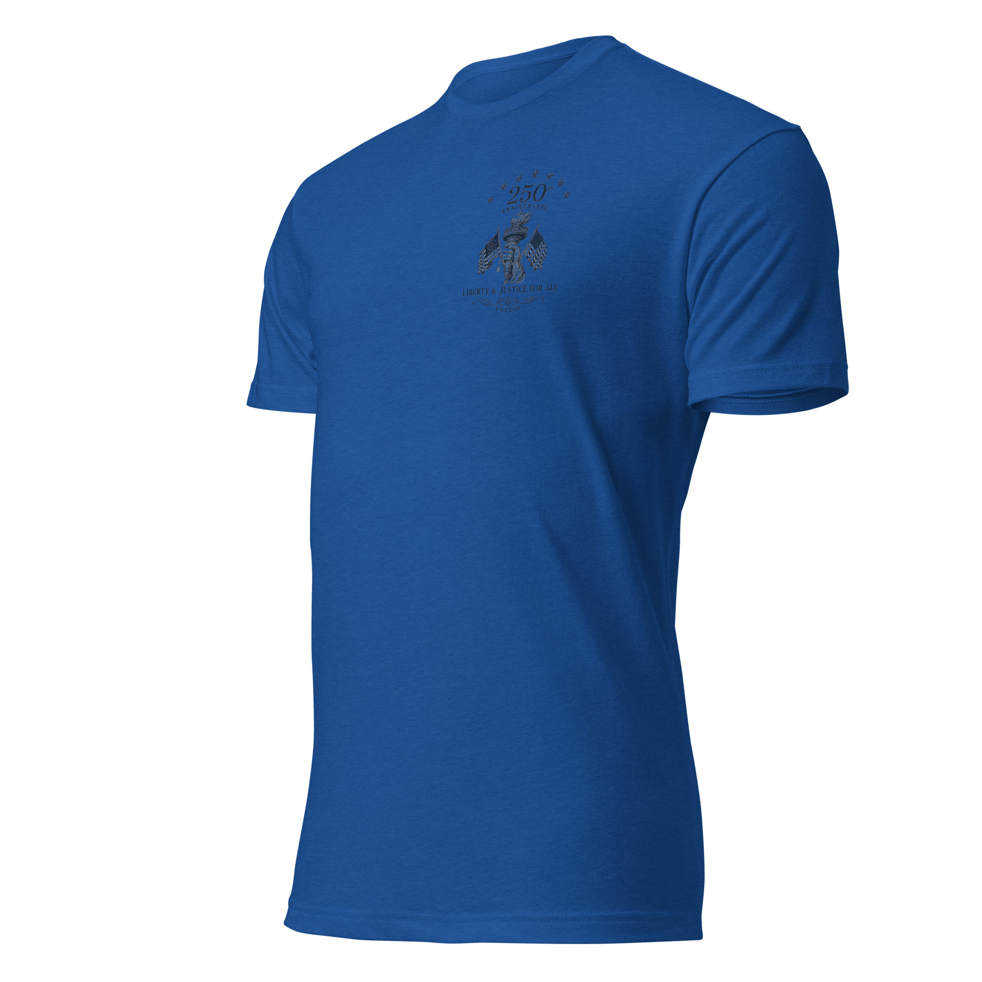 "Liberty & Justice" Fitted T-Shirt - 2-Sides - Image 23