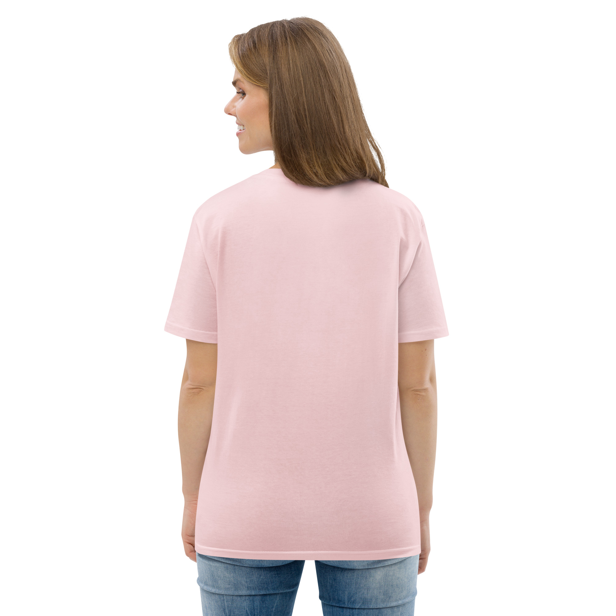 "Liberty & Justice" Large Front Print Only Unisex Organic Cotton T-Shirt - Image 88