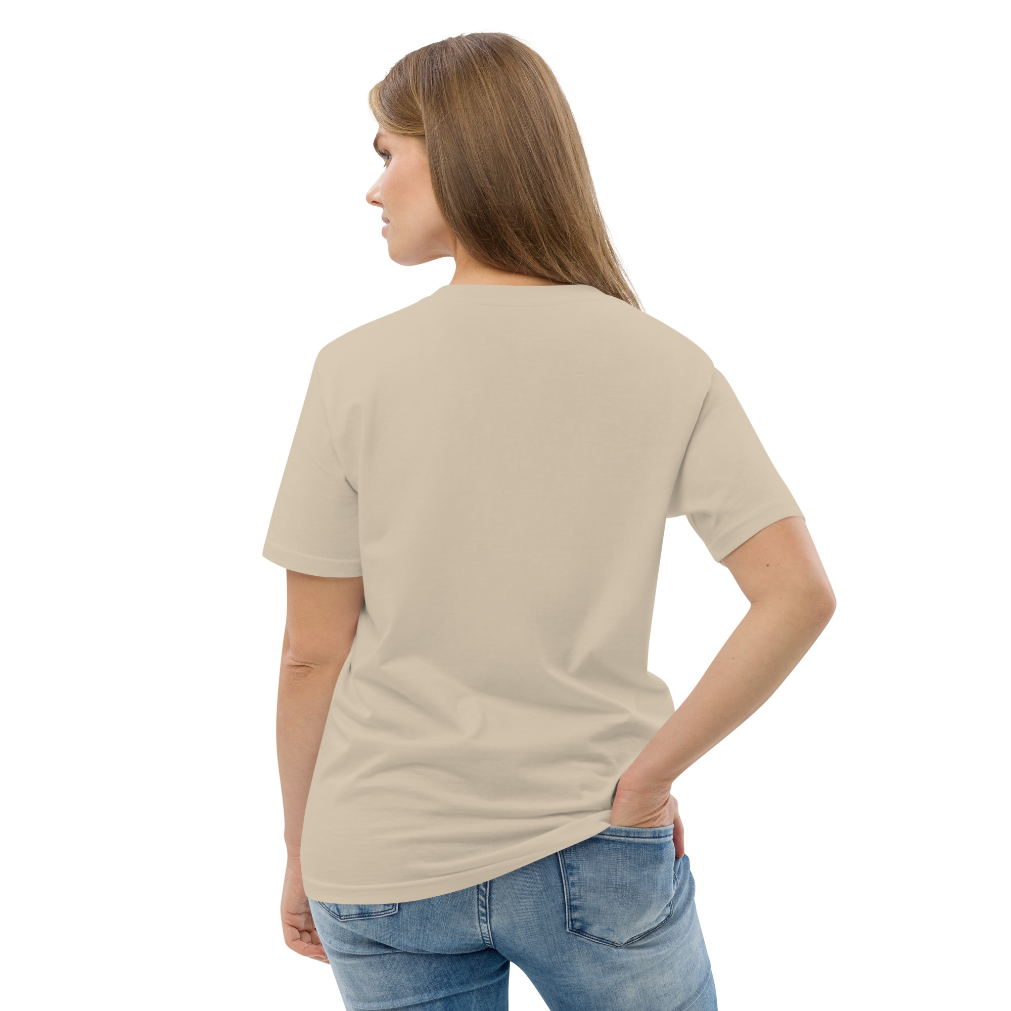 "Liberty & Justice" Large Front Print Only Unisex Organic Cotton T-Shirt - Image 75