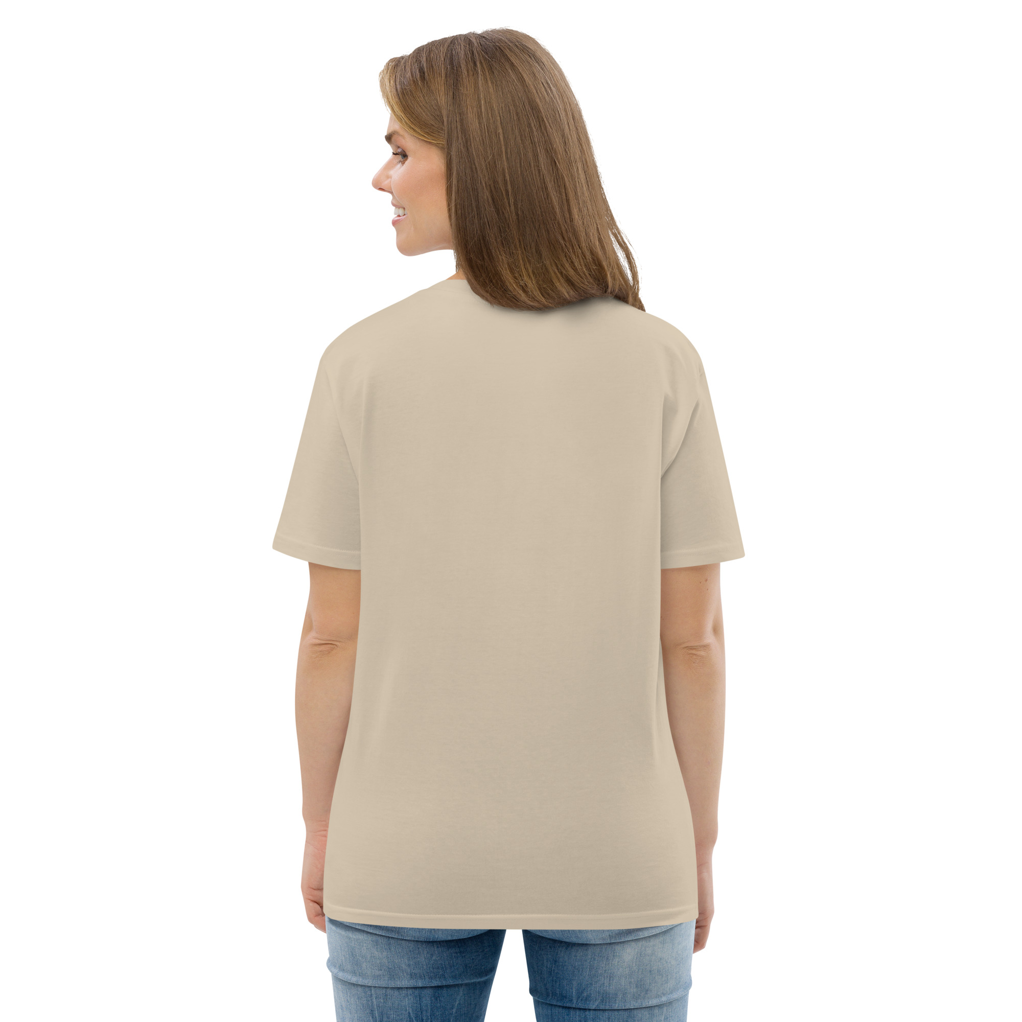 "Liberty & Justice" Large Front Print Only Unisex Organic Cotton T-Shirt - Image 74