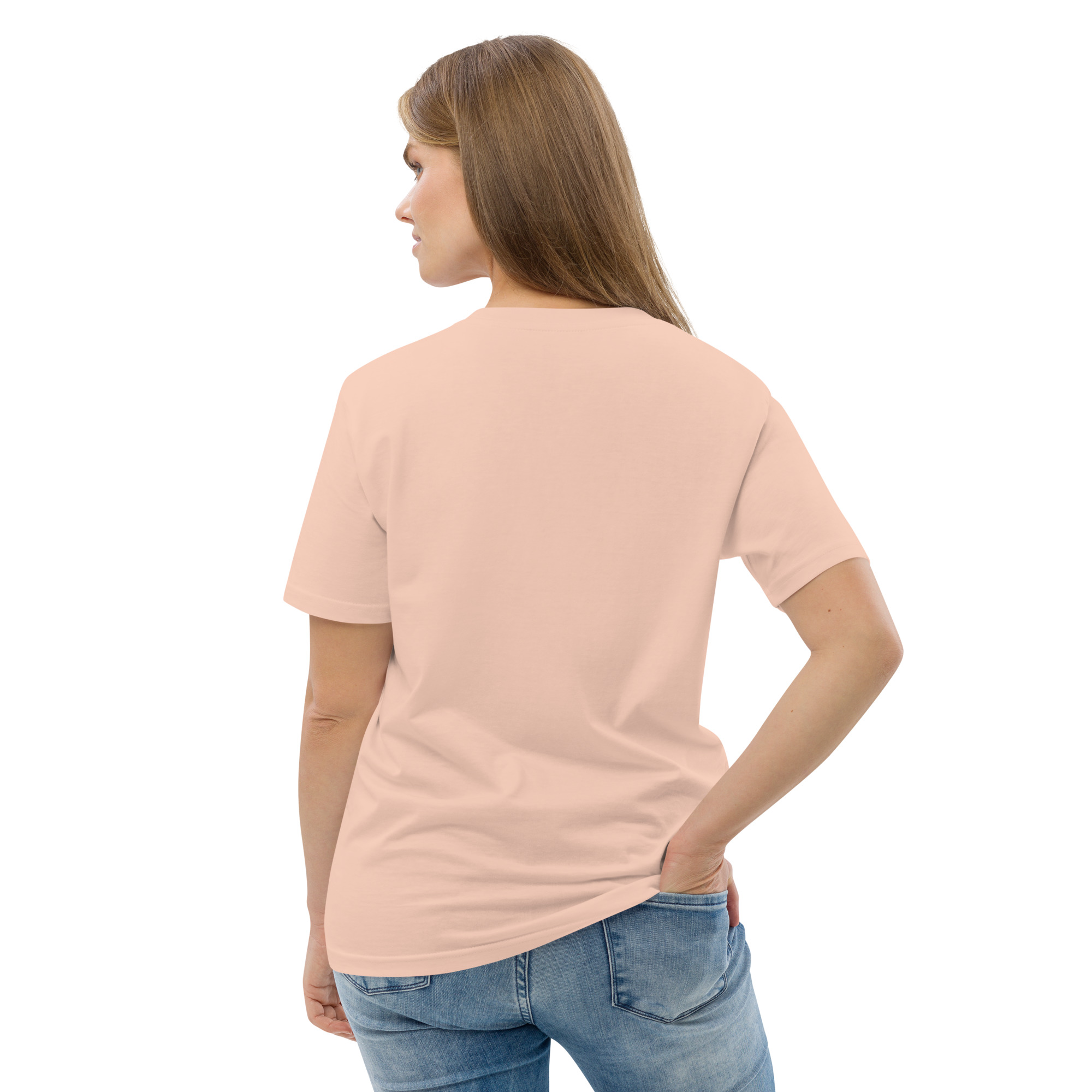 "Liberty & Justice" Large Front Print Only Unisex Organic Cotton T-Shirt - Image 82