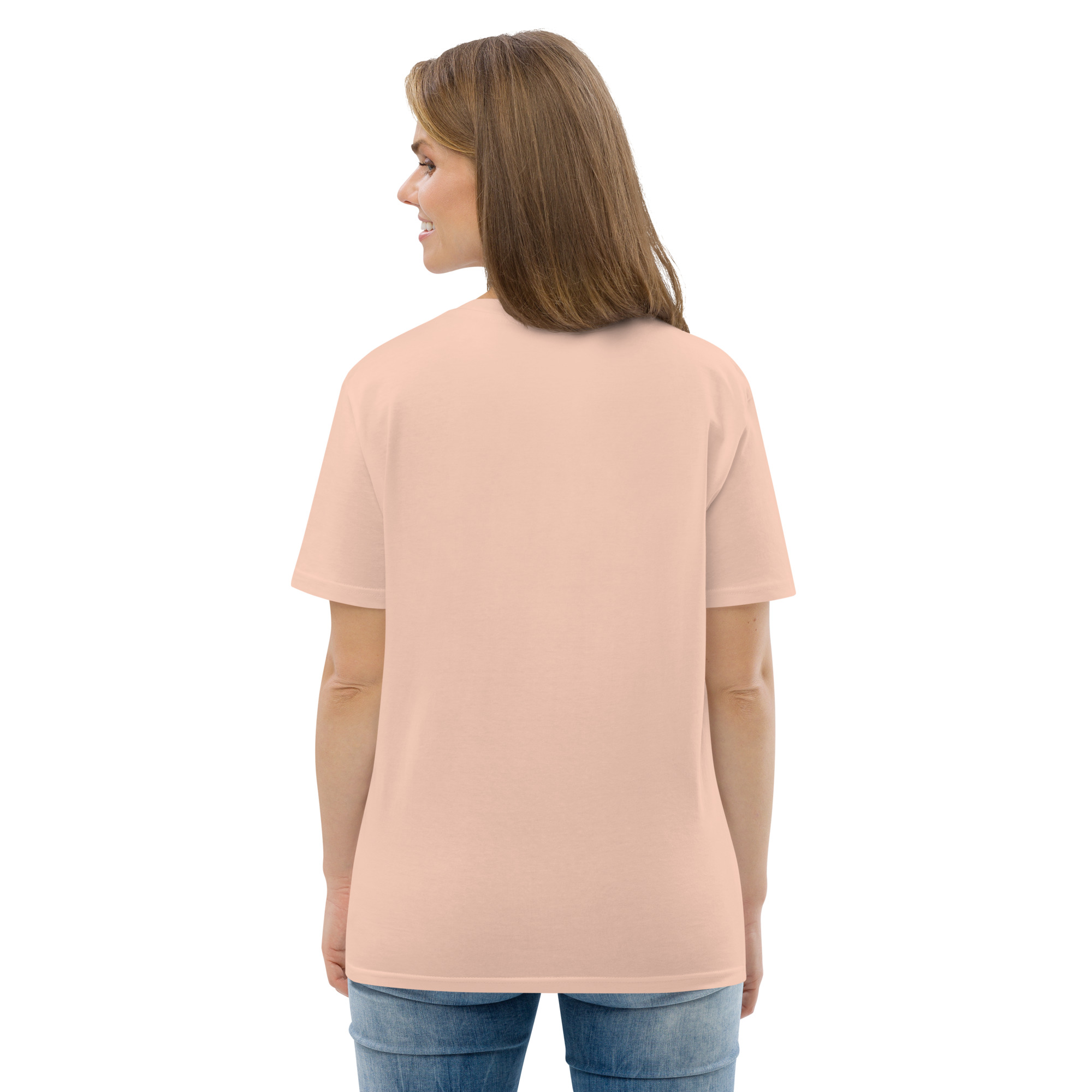 "Liberty & Justice" Large Front Print Only Unisex Organic Cotton T-Shirt - Image 81
