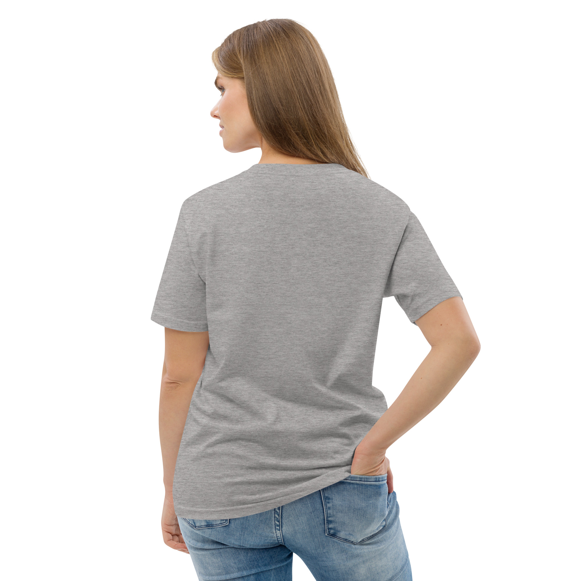 "Liberty & Justice" Large Front Print Only Unisex Organic Cotton T-Shirt - Image 68