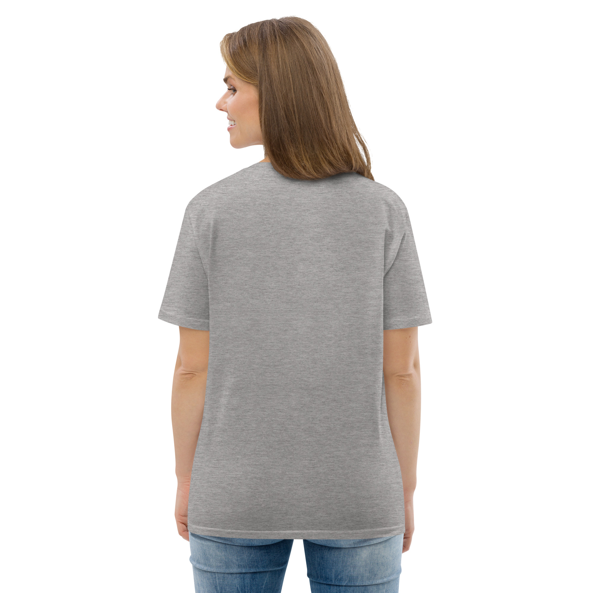 "Liberty & Justice" Large Front Print Only Unisex Organic Cotton T-Shirt - Image 67