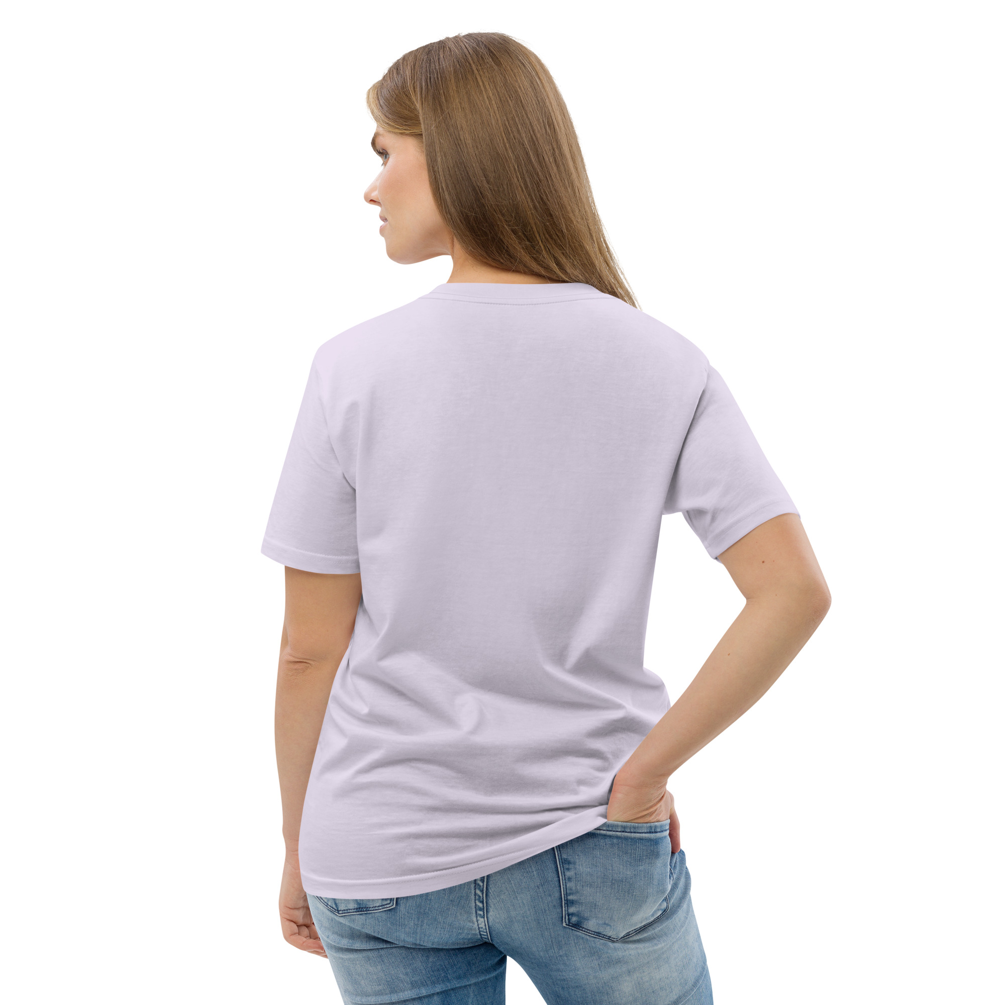"Liberty & Justice" Large Front Print Only Unisex Organic Cotton T-Shirt - Image 96