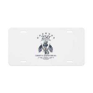 Liberty and Justice Vanity License Plate