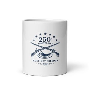 White glossy mug